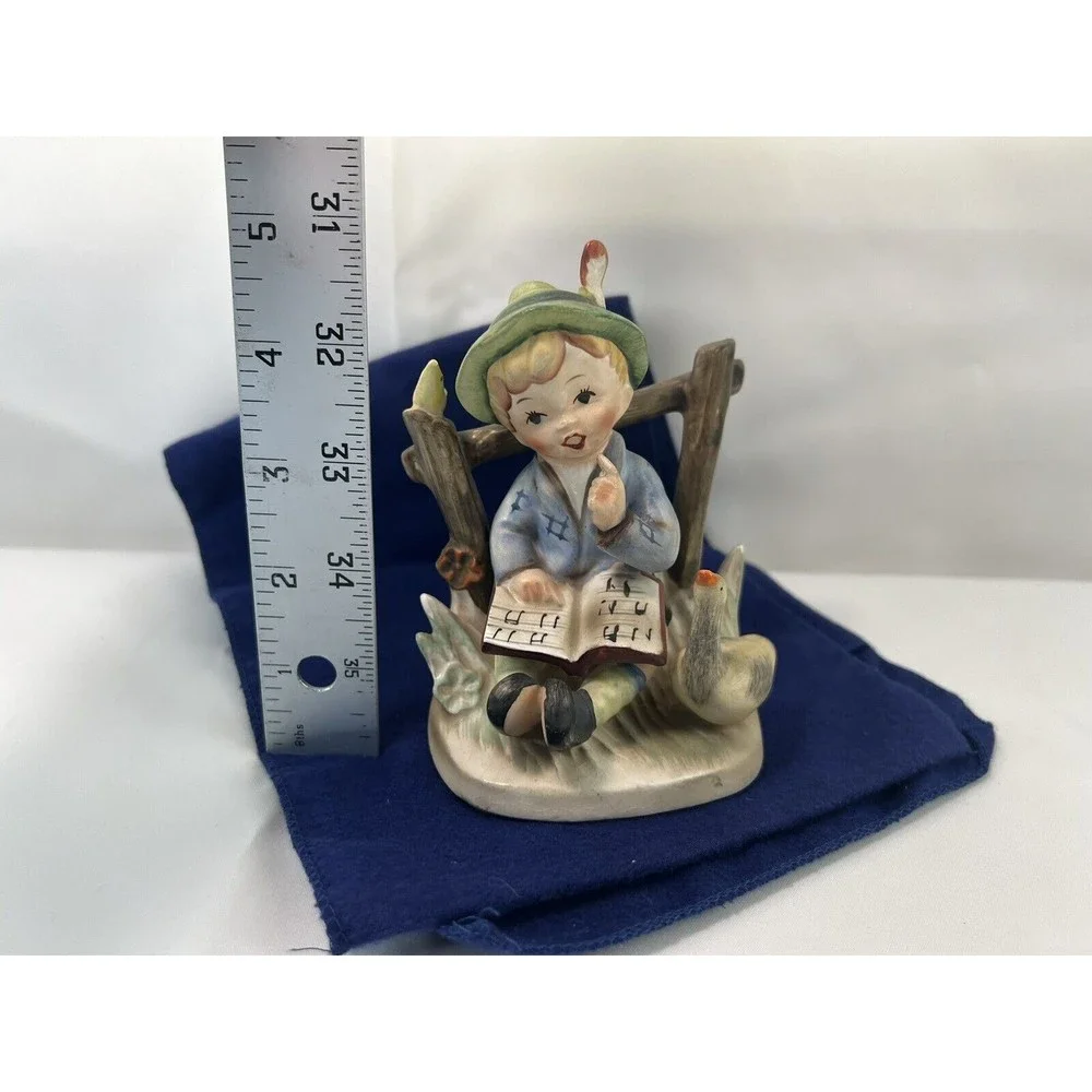 Vintage Hummel Figurines‎ 7961 Boy Singing W/Goose & Bird
